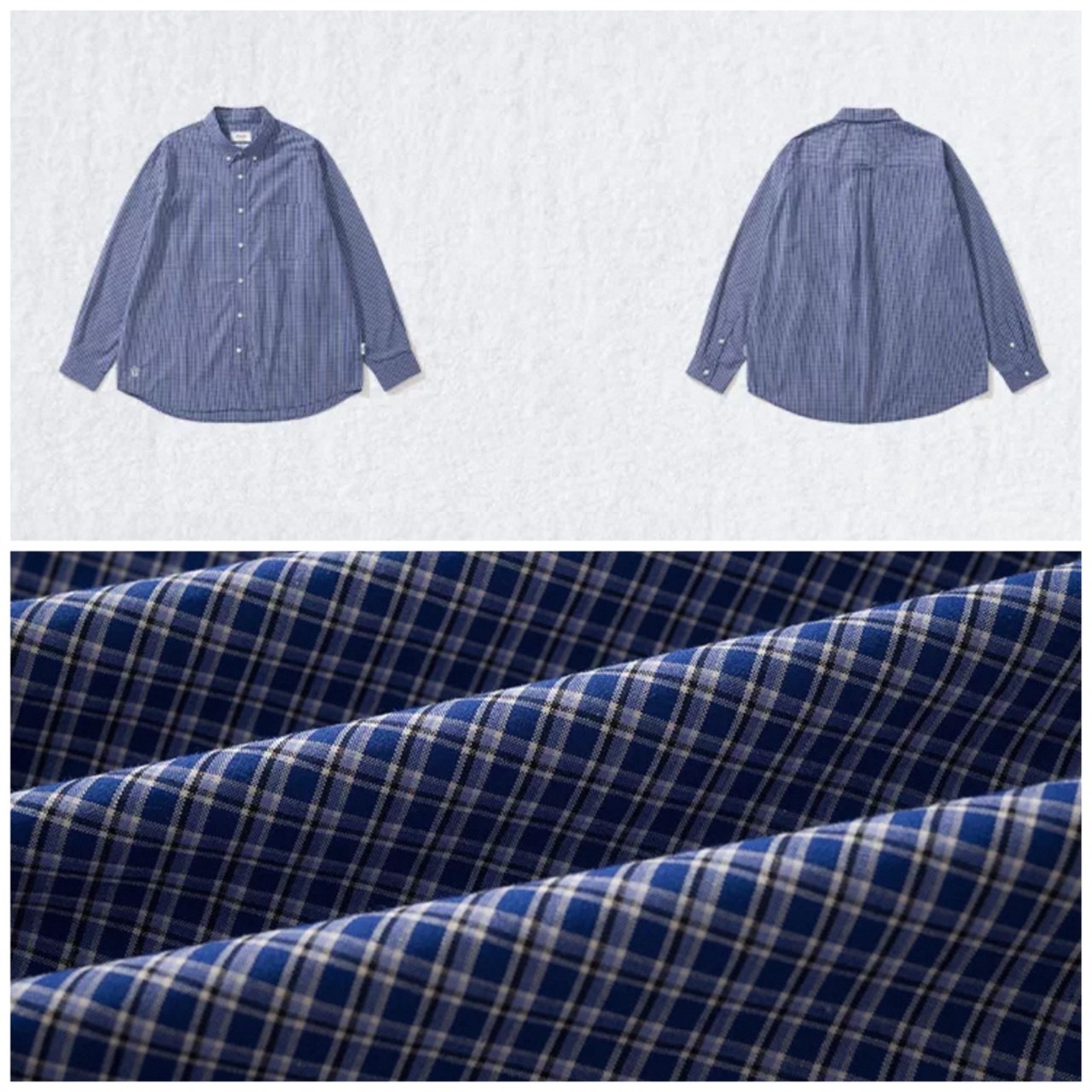 Button-down check shirt 1531 - 11