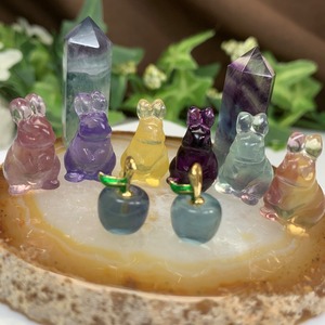 2.フローライトうさぎさん大家族セット･お家