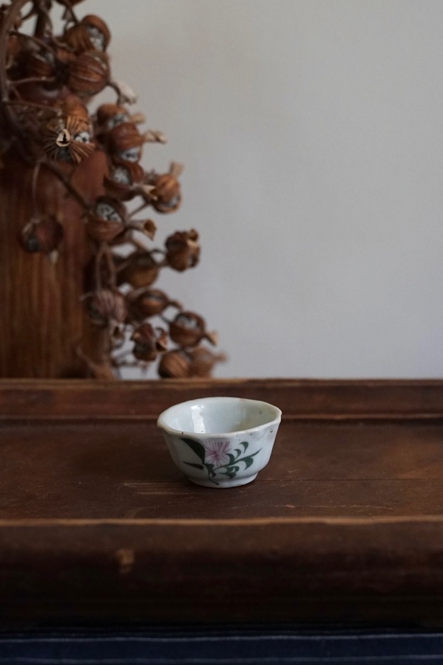 民国 青花・粉彩 茶杯 小