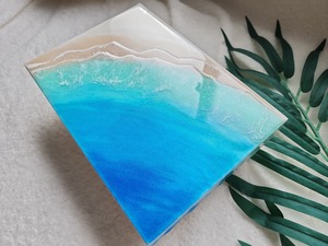 424.オーシャンレジンアート A5パネル