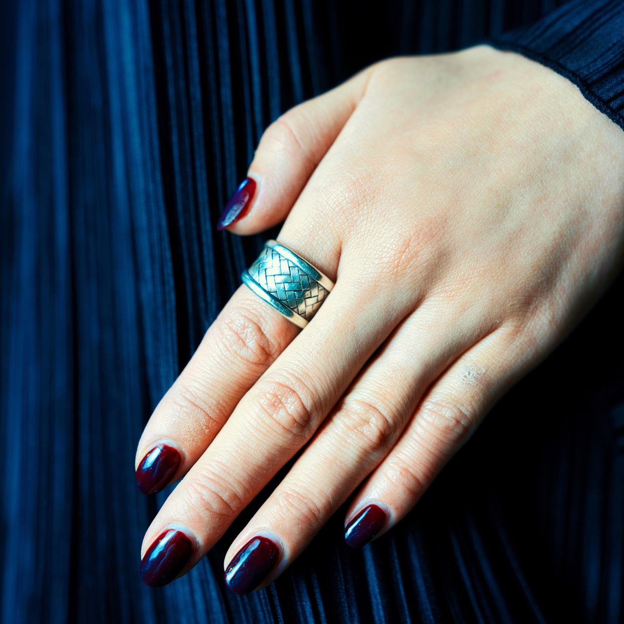 Karen silver / Braiding ring