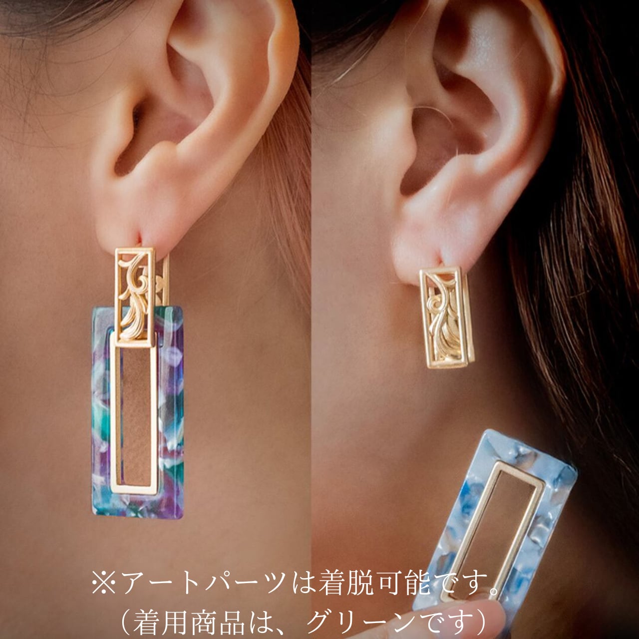 ゴッホ 印象の光ピアス ゴッホイエロー ひまわりイメージ | hmm