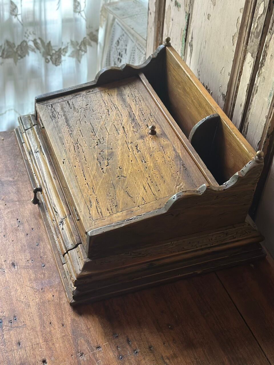 スロープトップレターラック 書類ケース | Brocante de La Cocotte
