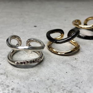 【LR-11SVM】Free size mele setting ring＜再々入荷＞