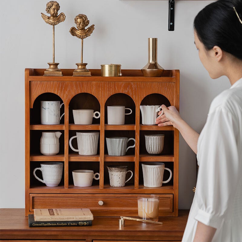 arch wood cup shelf 2size 2colors / アーチ ウッド カップ シェルフ arch wood cup shelf 2size 2colors / アーチ ウッド カップ シェルフ