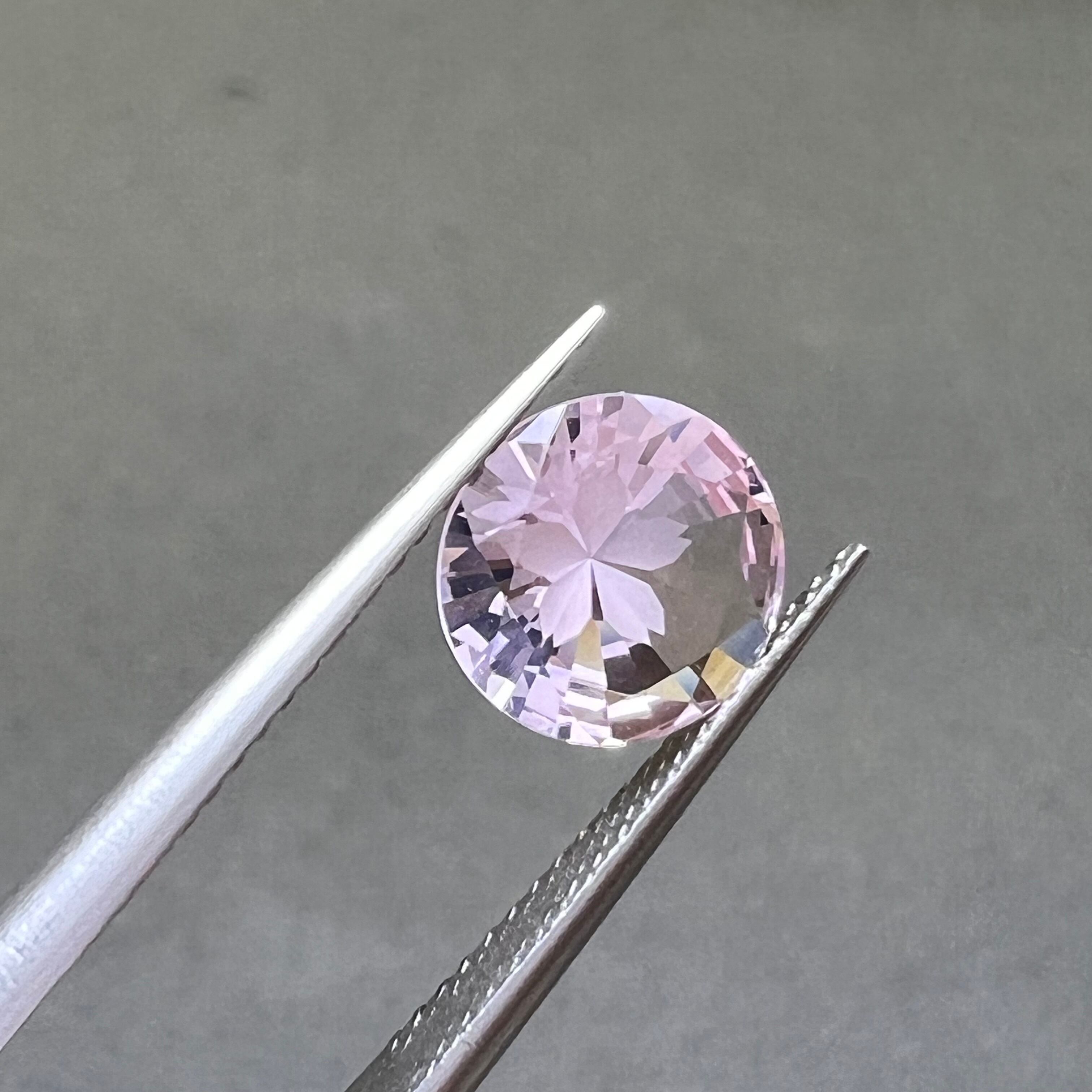 楽天市場】直径8ミリ さくらインカット 桜色の天然石 10K 18K