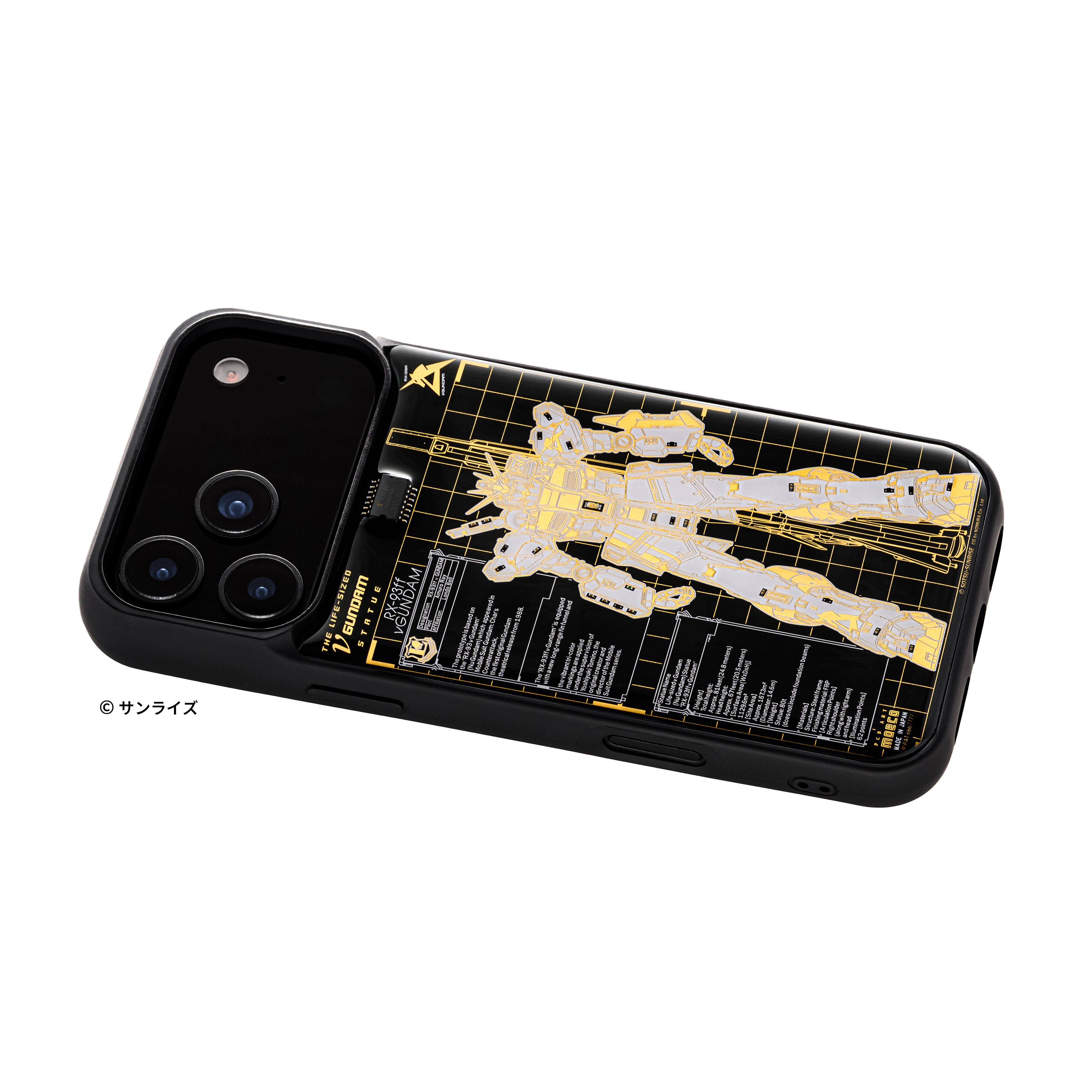 FLASH 「RX-93ff νガンダム」 基板アート iPhone 17Pro Maxケース