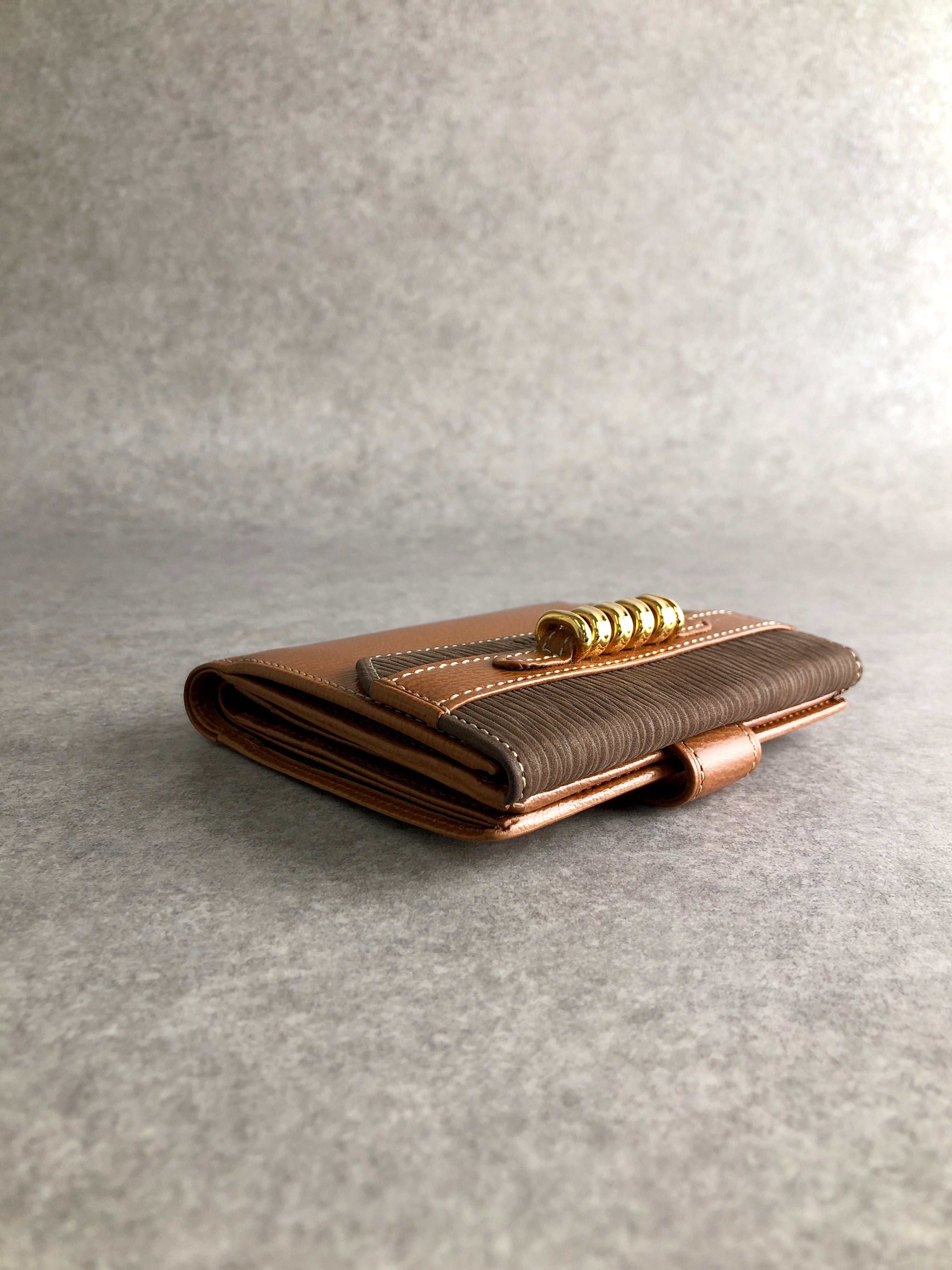 LOEWE ロエベ 財布 ブラウン ベラスケス レザー 2つ折り財布 vintage