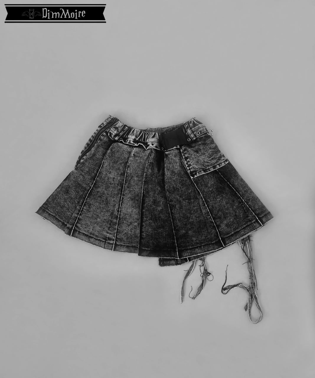 デニムラップミニスカート【Gray】 | DimMoire 