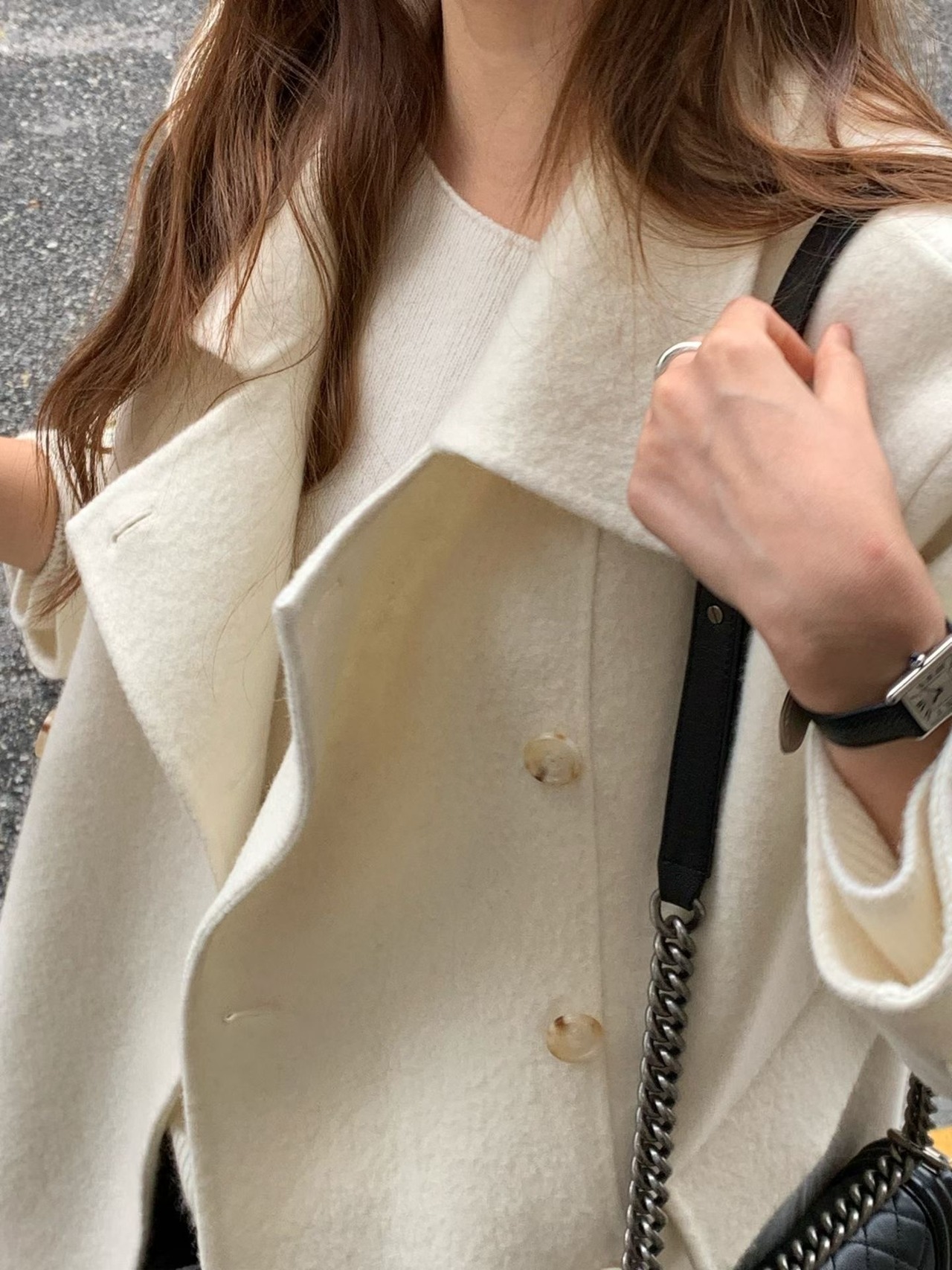 (予約) verveine / Ellen double handmade coat 2color