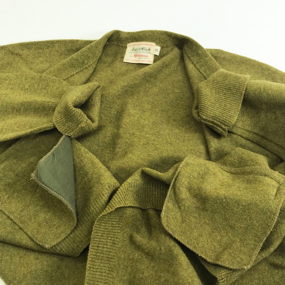 RICHMAN BROTHERS AQUARICH 60〜 70年代 美品 ウールカーディガン