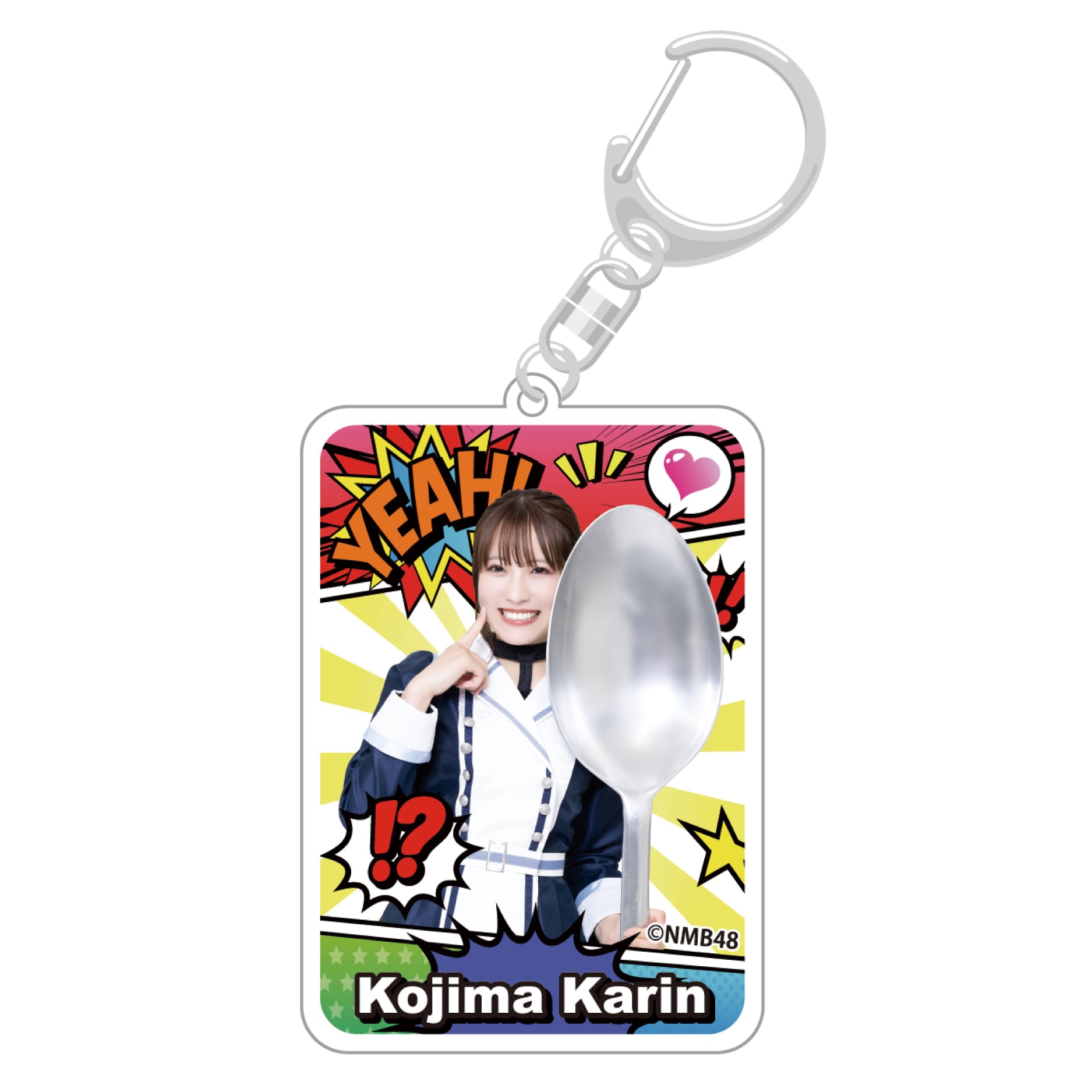 DGK×diamond MANNION PHOTO コラボ　新品未使用 NMB48×PIZZERIA 8 good spoon コラボ限定 アクリルキーホルダー（teamN