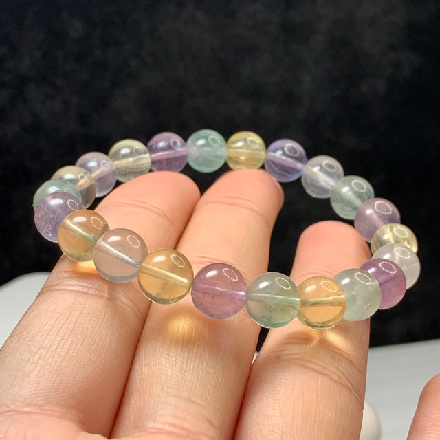6.パステル系フローライト・ブレスレット