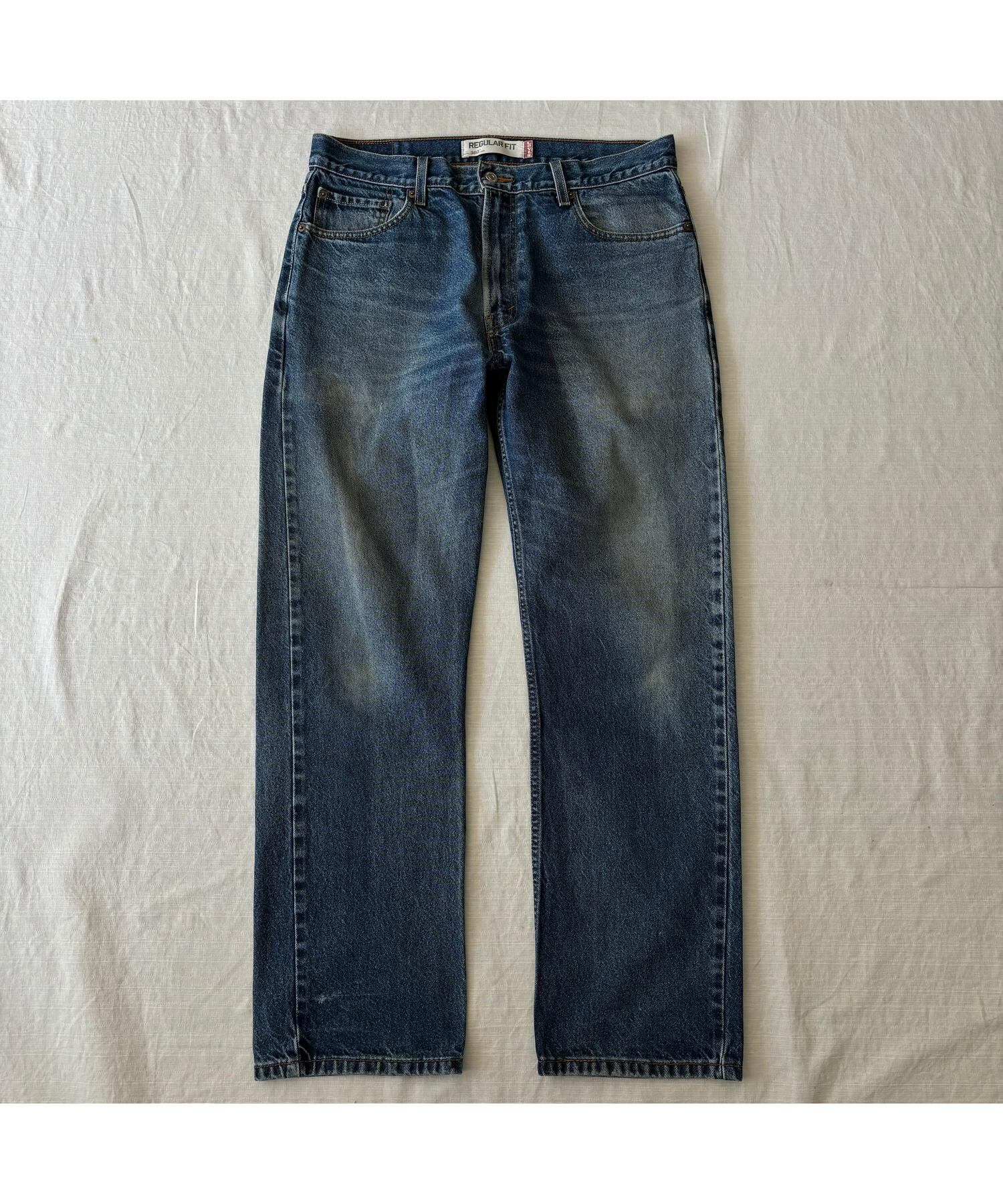 00's Levi's505/リーバイス505 ヒゲ落ち グッドフェードデニムパンツ
