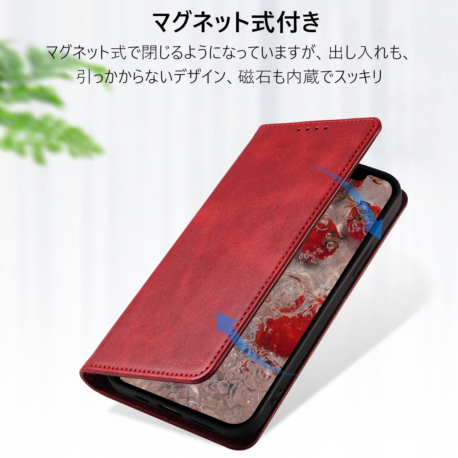 KWATUNG】iphone xr ケース 手帳型 レザー スマホケース iphone xr