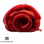 【完売】秋ファッション プレゼント スカーフ シルクスカーフ 軽いスカーフ 敬老の日 秋ファッション 夏ファッション レッド 赤 シルクスカーフ 新登場 AIRY SCARY カンボジアシルク シルク スカーフ