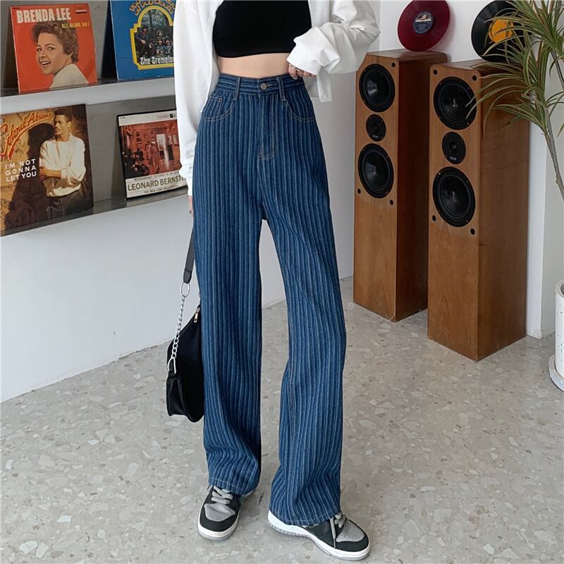 ウェストジーンズ スプリングオータムルーズパンツ スリム 春物 秋物 YY-ファッション70963916499