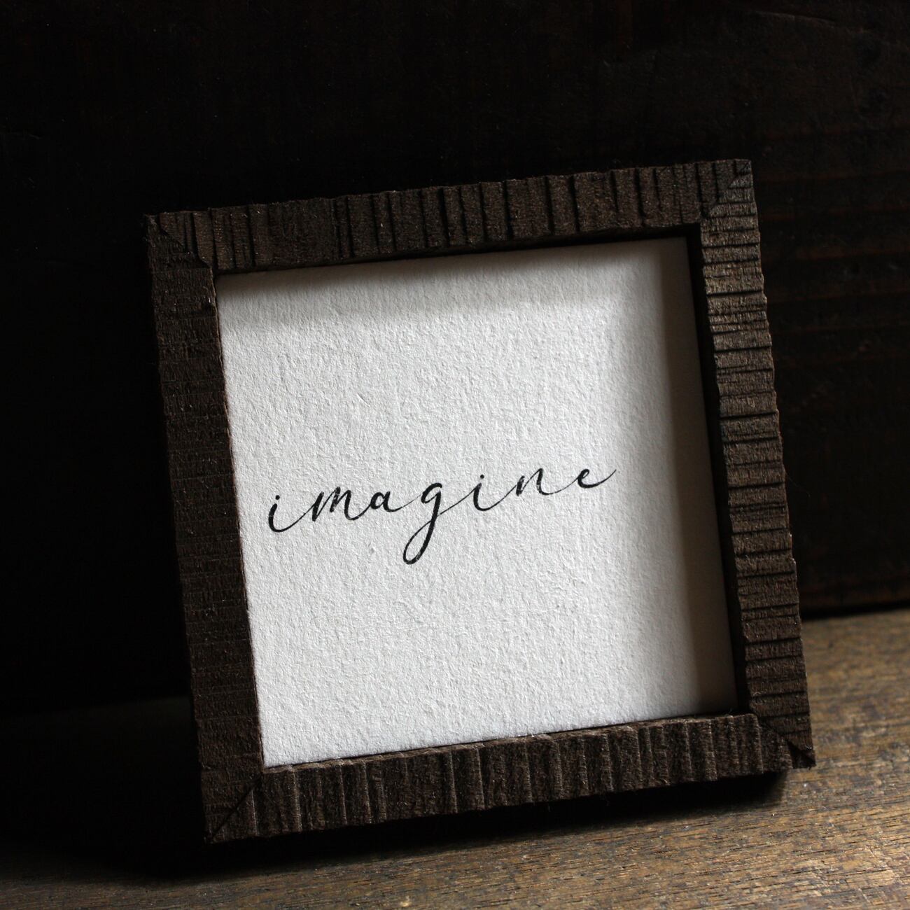 ミニアートパネル【想像してみて】