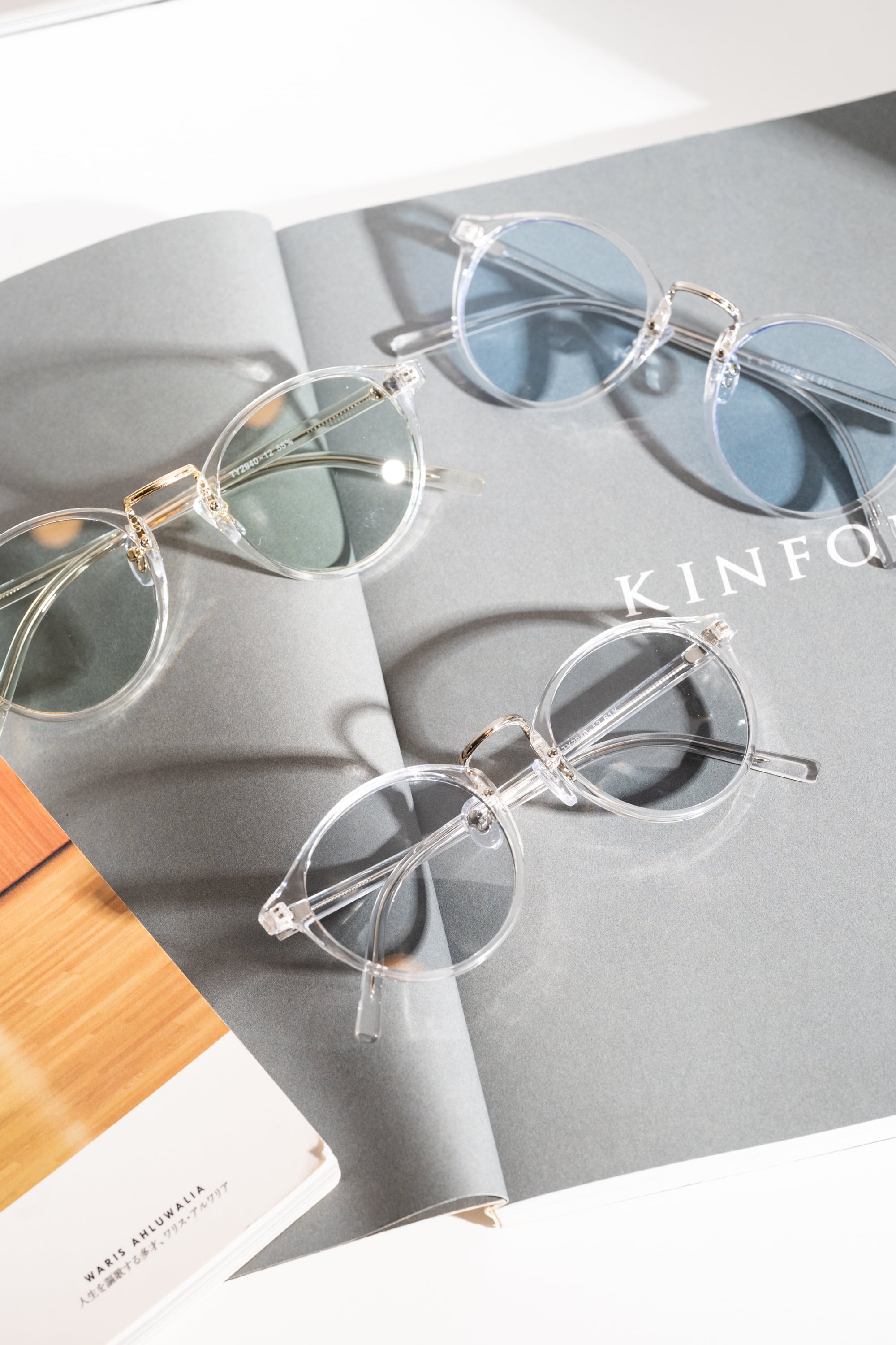 サングラス クリアゴールド サングラス A.D.S.R. SATCHMO(サッチモ