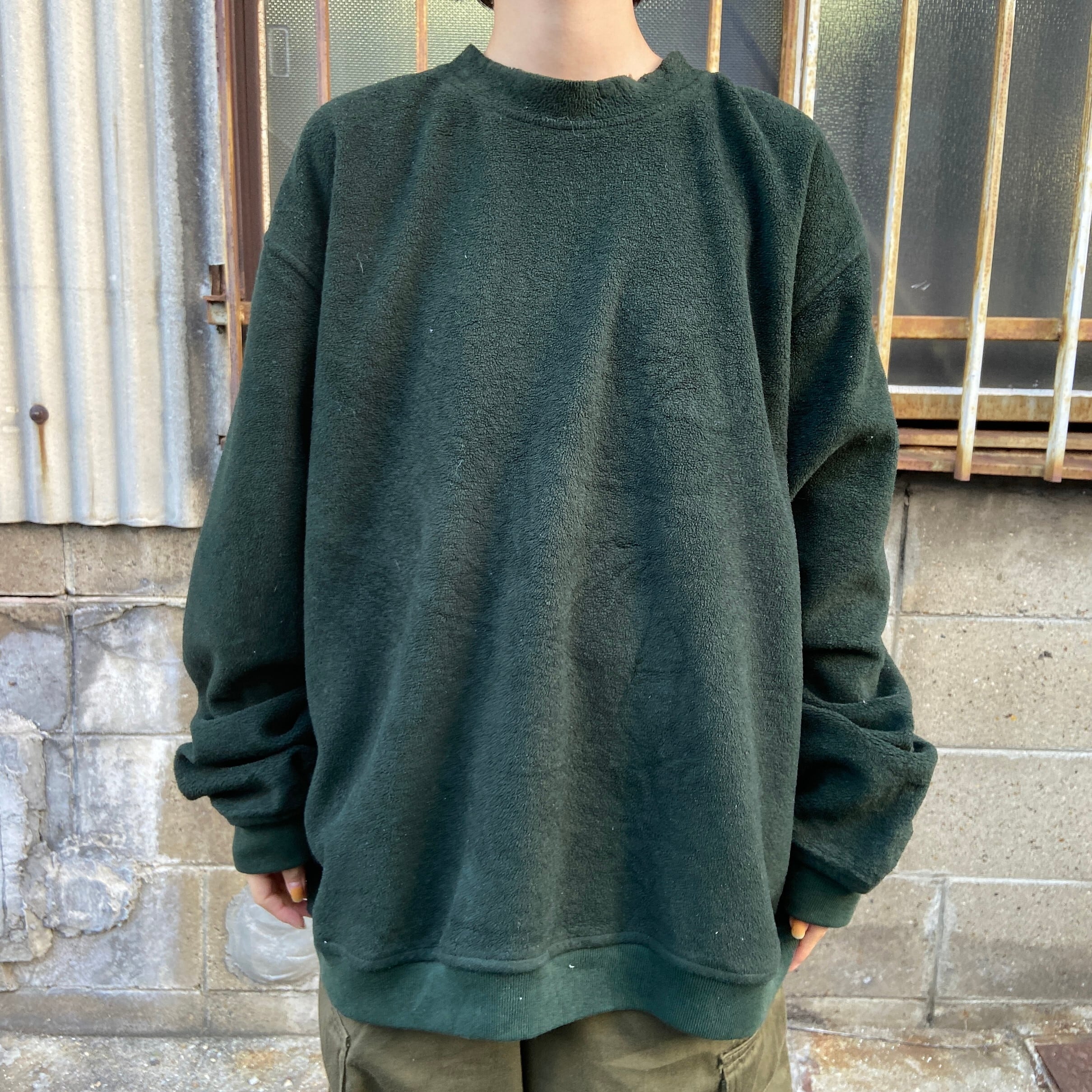 90年代〜00年代 J.CREW ジェイクルー フリース プルオーバー メンズL 