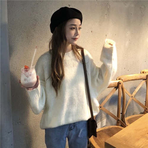 ✞ ソリッド カラーベーシックセーター 大人女子☆カジュアル ロング ソリッドカラー ✞ゴスロリ SM ミリ 甘ロリ クラロリ 和ロリ エレガント 黒ロリ 姫ロリ 華ロリ BB-BB30708567123