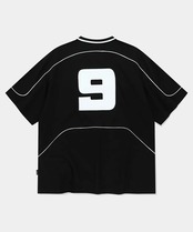 パイピングスポーツジャージTシャツ_BLACK/Piping Sports Jersey Vol.3_Black