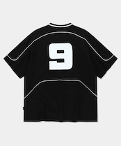 パイピングスポーツジャージTシャツ_BLACK/Piping Sports Jersey Vol.3_Black