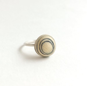 Clarinet reed mille-feuille ring Round 