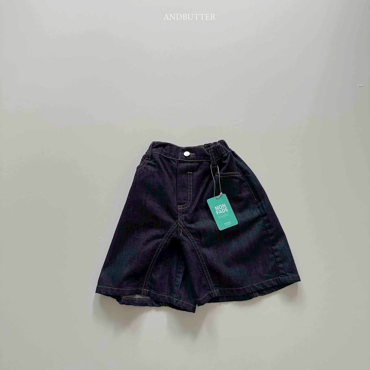 【予約】and butter / non faded bermuda pants