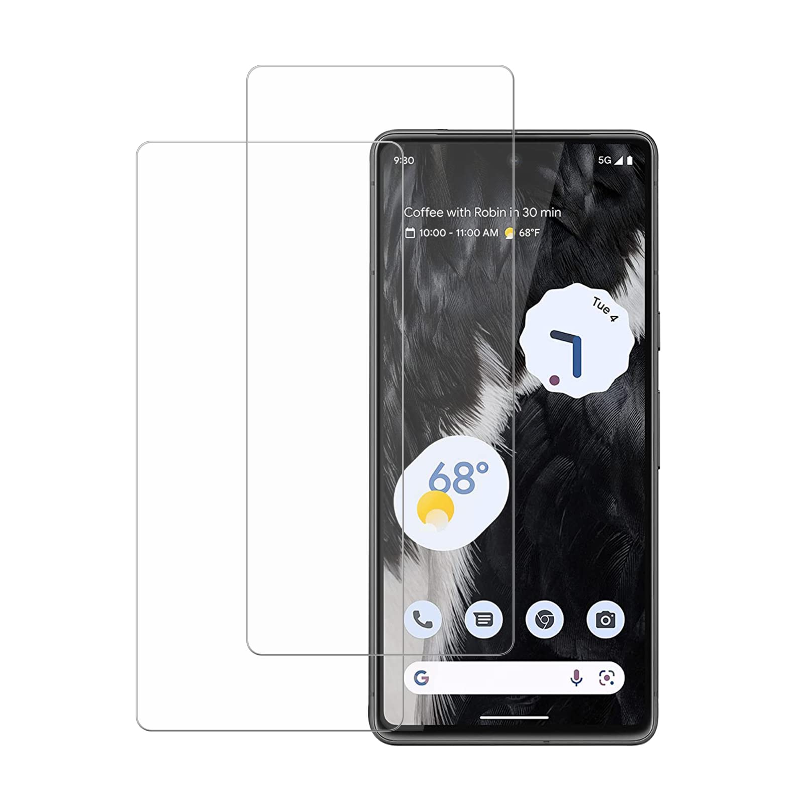 Google Pixel 7a ガラスフィルム、高光透過率、3D Touch、指紋防止