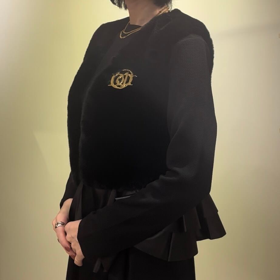 Christian Dior】 DIOR 1903 VINTAGE ロゴブローチクリスチャン