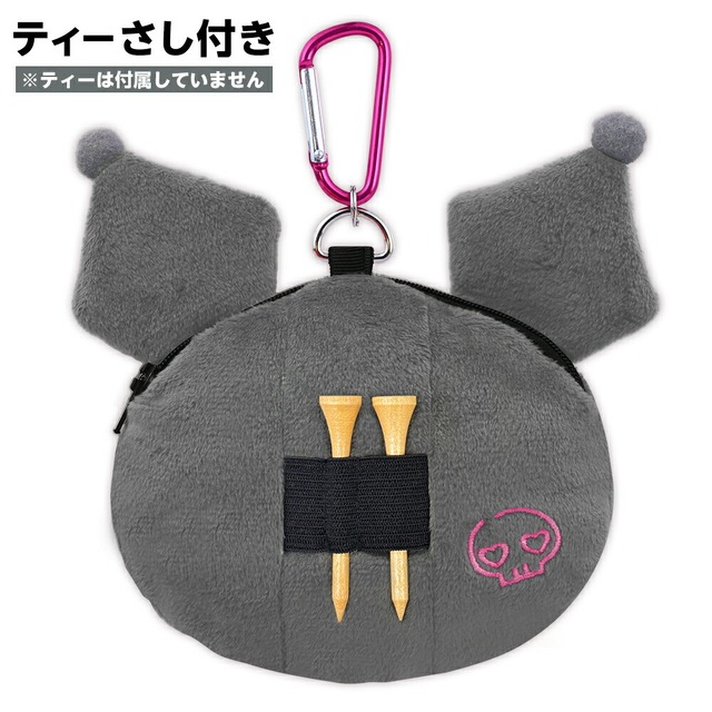 クロミ アクセサリーポーチ ゴルフ ボールケース 用品 おしゃれ かわいい キャラクター 公式グッズ  サンリオ ライセンス商品