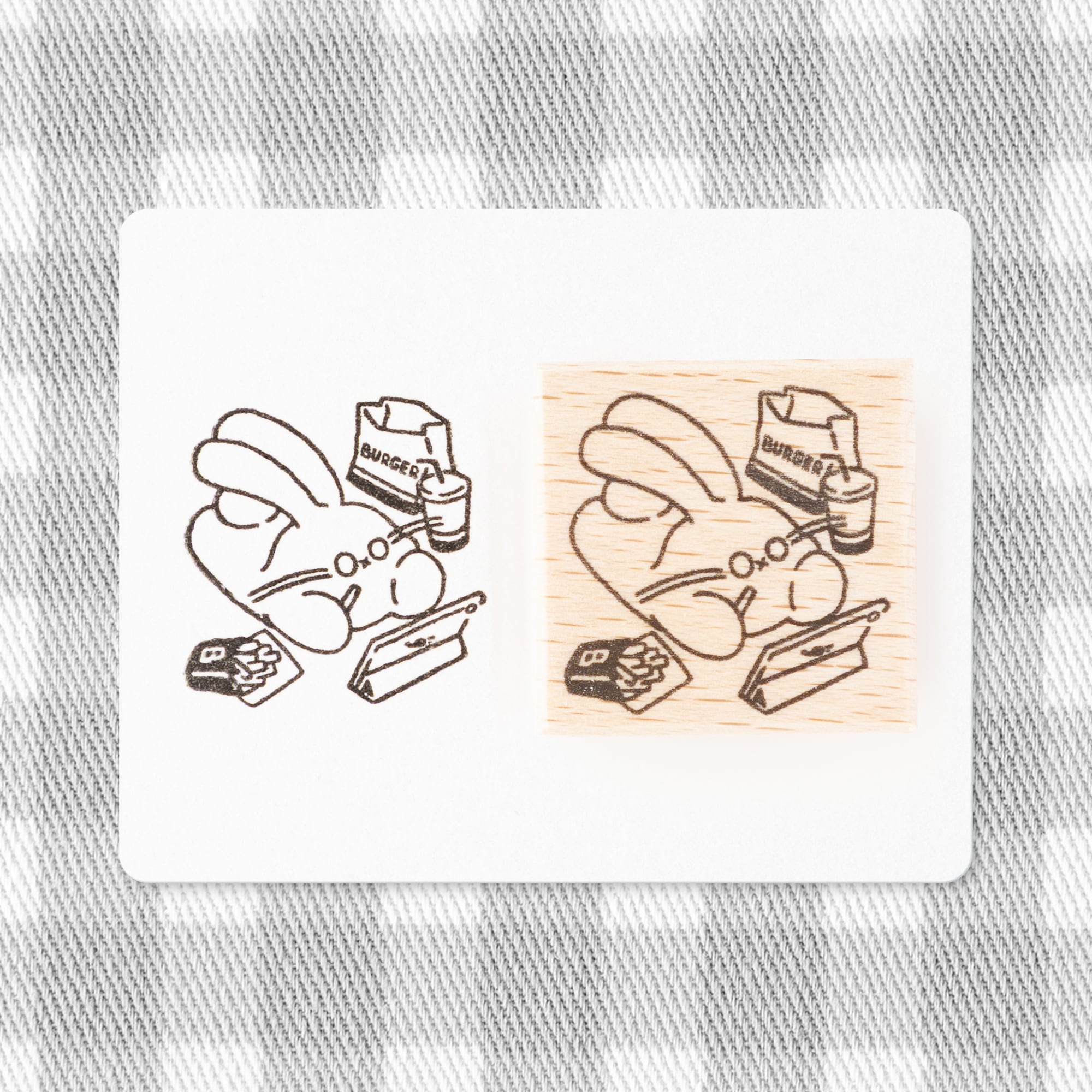 ゴロゴロ動画_うさぎ | はんこ