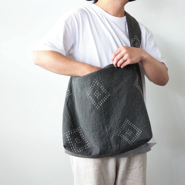 Hagi / Vintage Quilt - Shoulder Bag #16