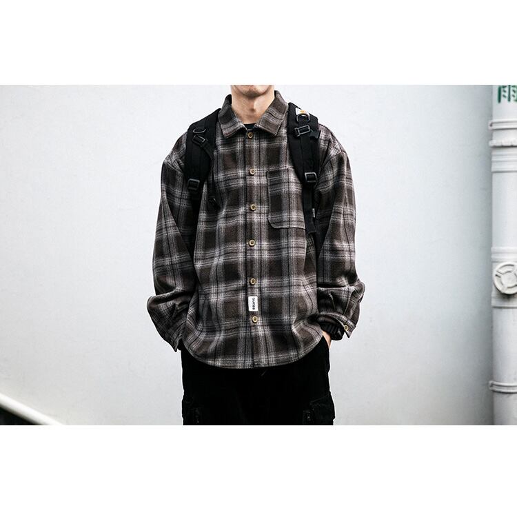 ★THICK BRUSHED CHECK SHIRT　　　32254