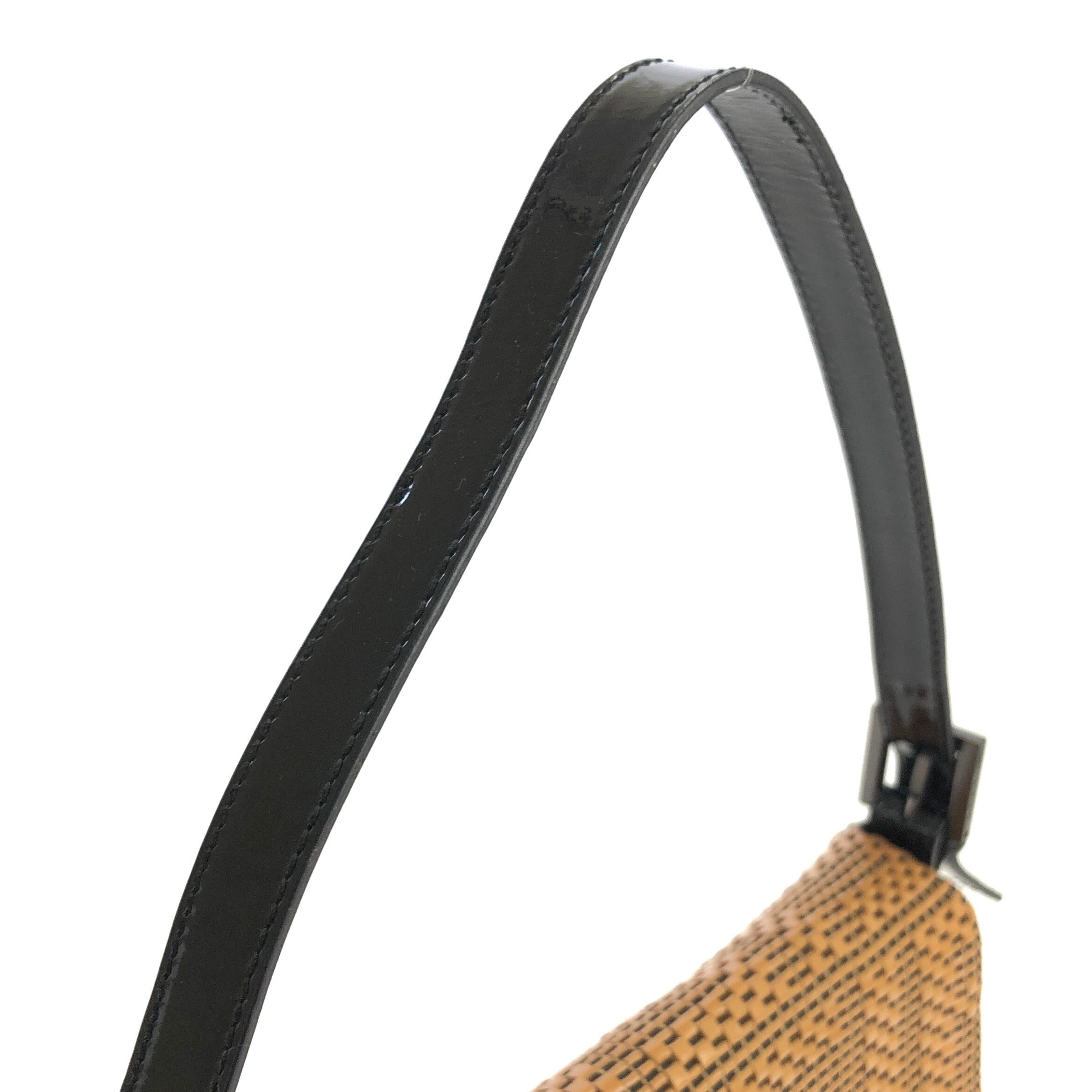 【激レア】FENDI マンマバケット ズッカ エナメル メッシュ バッグ 激レア】FENDI マンマバケット ズッカ エナメル メッシュ バッグ