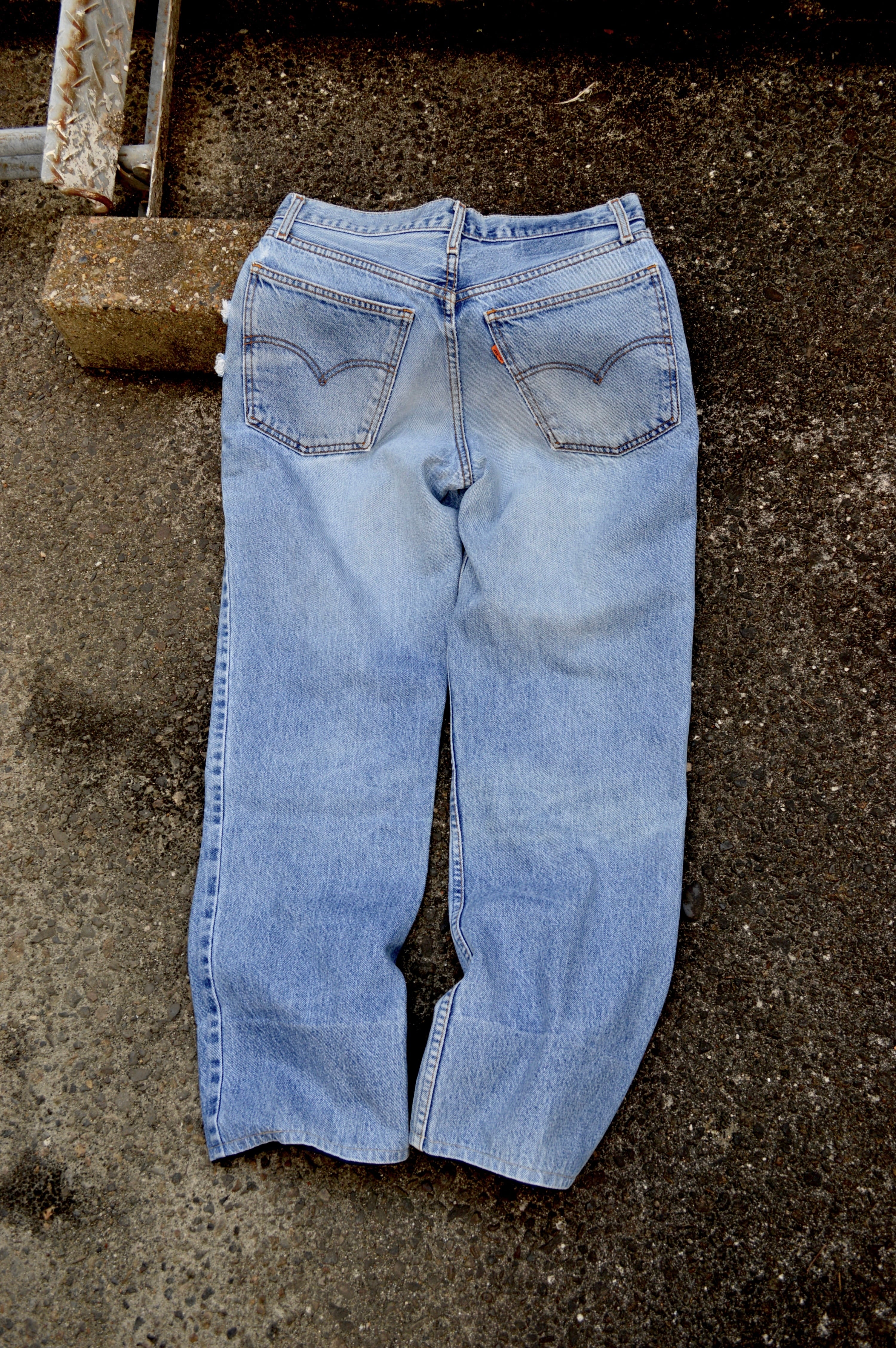 Levi's EURO 80s Orange tab 630 Made in Hungary slim straight