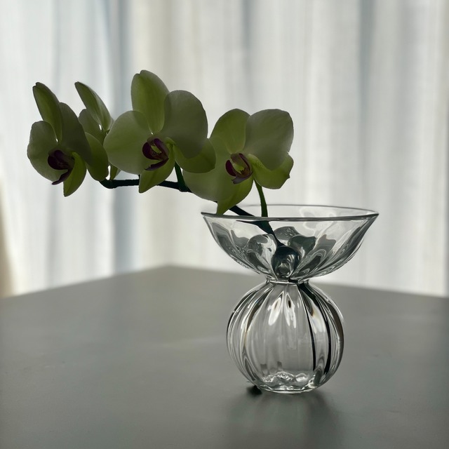 大村 淑華　あわゆき 4点（ガラス台・飾り付き）【箱付き・ラッピング・熨斗無料】