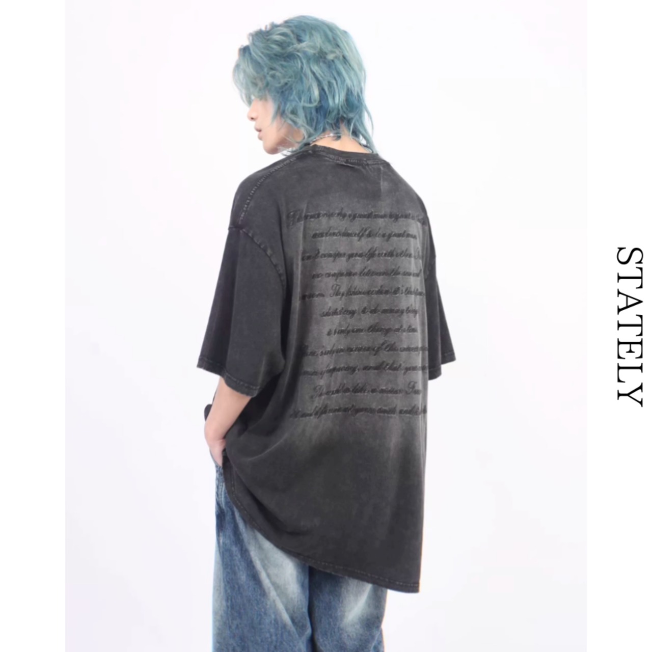 Shadow Script Tee_T264・画像2