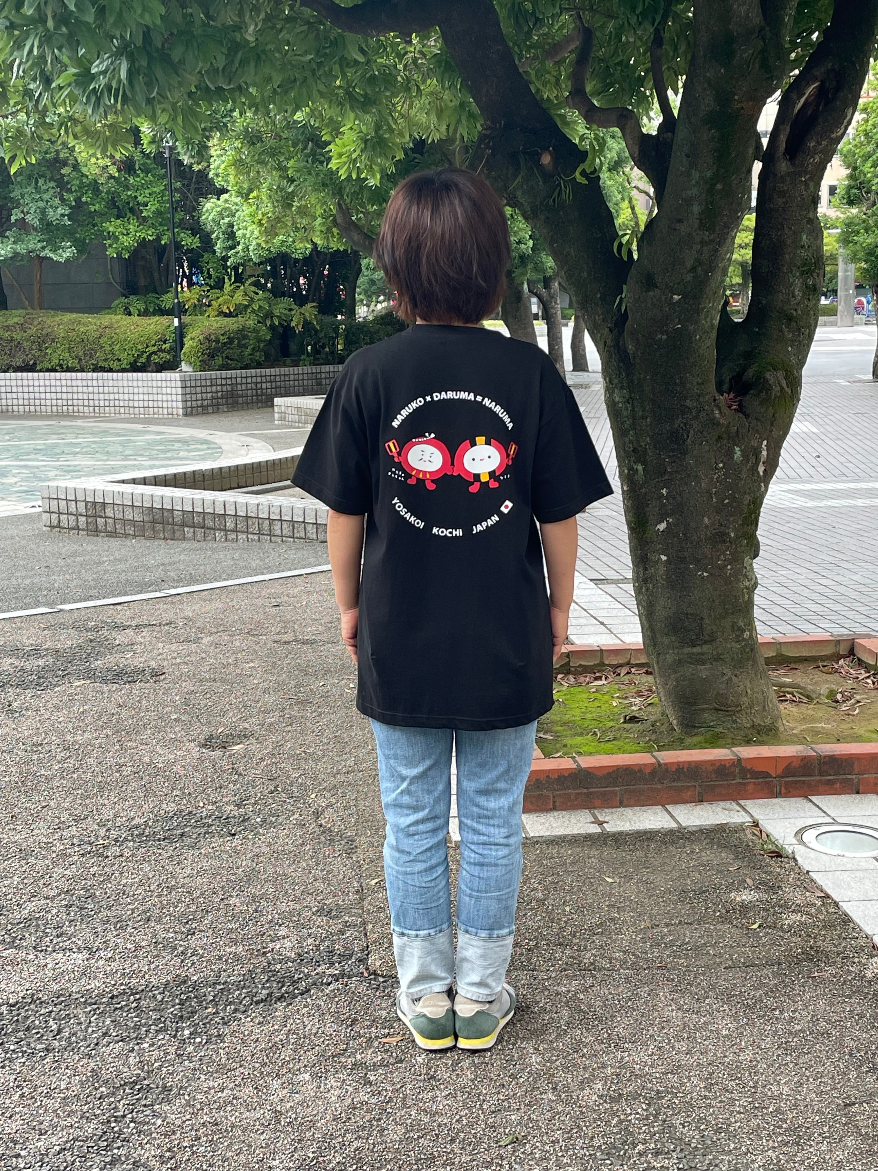 Tシャツ なるまとだるまのおんちゃん