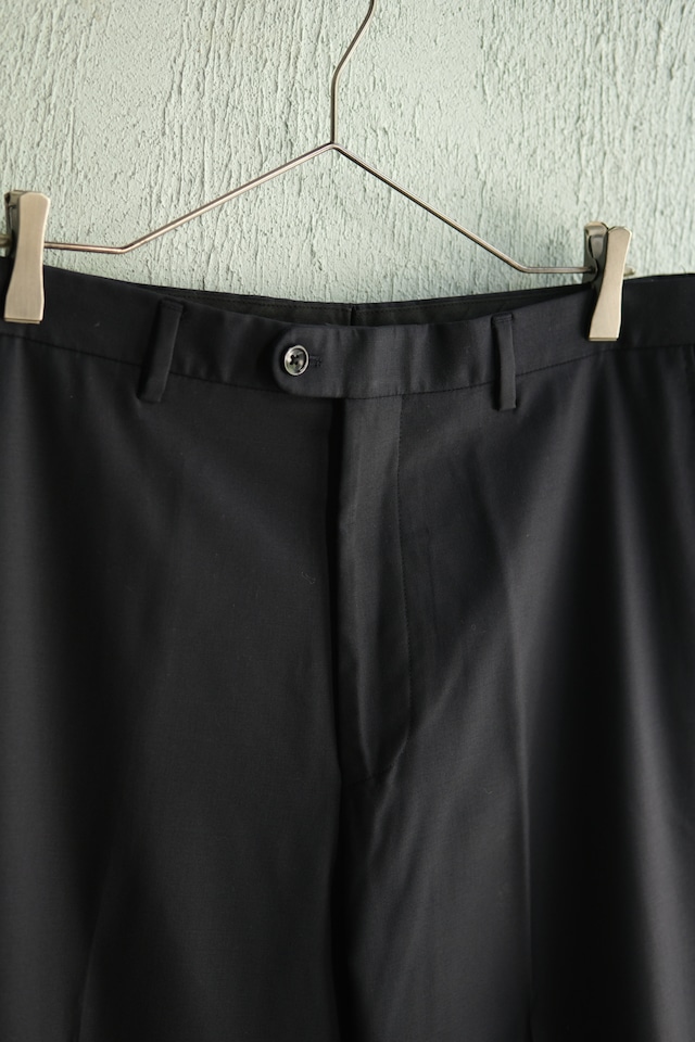 Utah/"BARONI" wool slack pants/navy