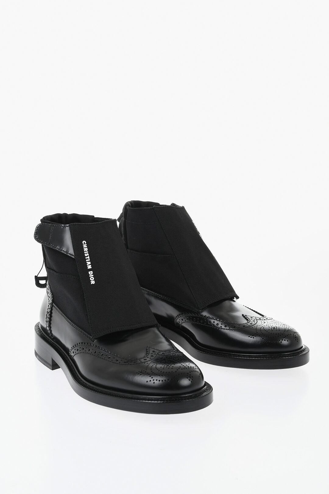 DIOR ダービーシューズ レザー・ファブリック・ラバー