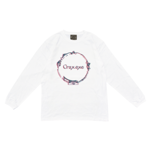 3D LOGO PRINT LONG SLEEVE (WHITE)