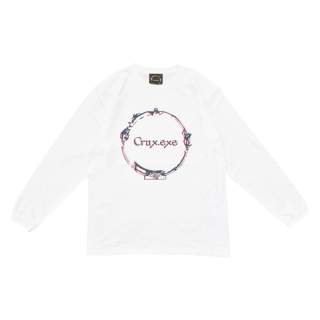 3D LOGO PRINT LONG SLEEVE (WHITE)