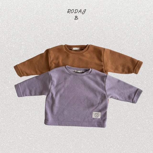【取寄】rodaj b｜basic tee｜ベーシックT｜S-M｜baby｜25 winter