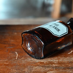 Medicine Bottle / メディシン ボトル【D】〈薬瓶・ボトル・ブロカント・花瓶・ディスプレイ・アンティーク・ヴィンテージ〉113420