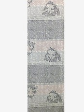 【受注商品】Rumi Rockきもの「木版更紗」生成り赤　[A727]