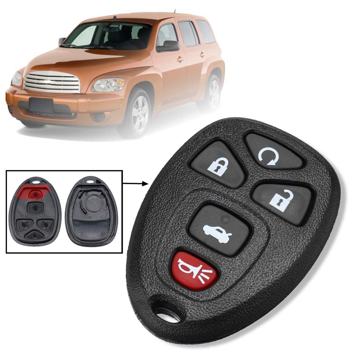 【こゆ様♡オーダー専用ページ】(お急ぎ) 新作 1個5ボタンリモートキーシェルG-M-Cビュイックキャデラック