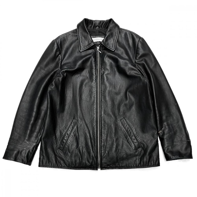 Vintage Leather Jacket [VALERIE STEVENS] [1990s~] Lamb Black