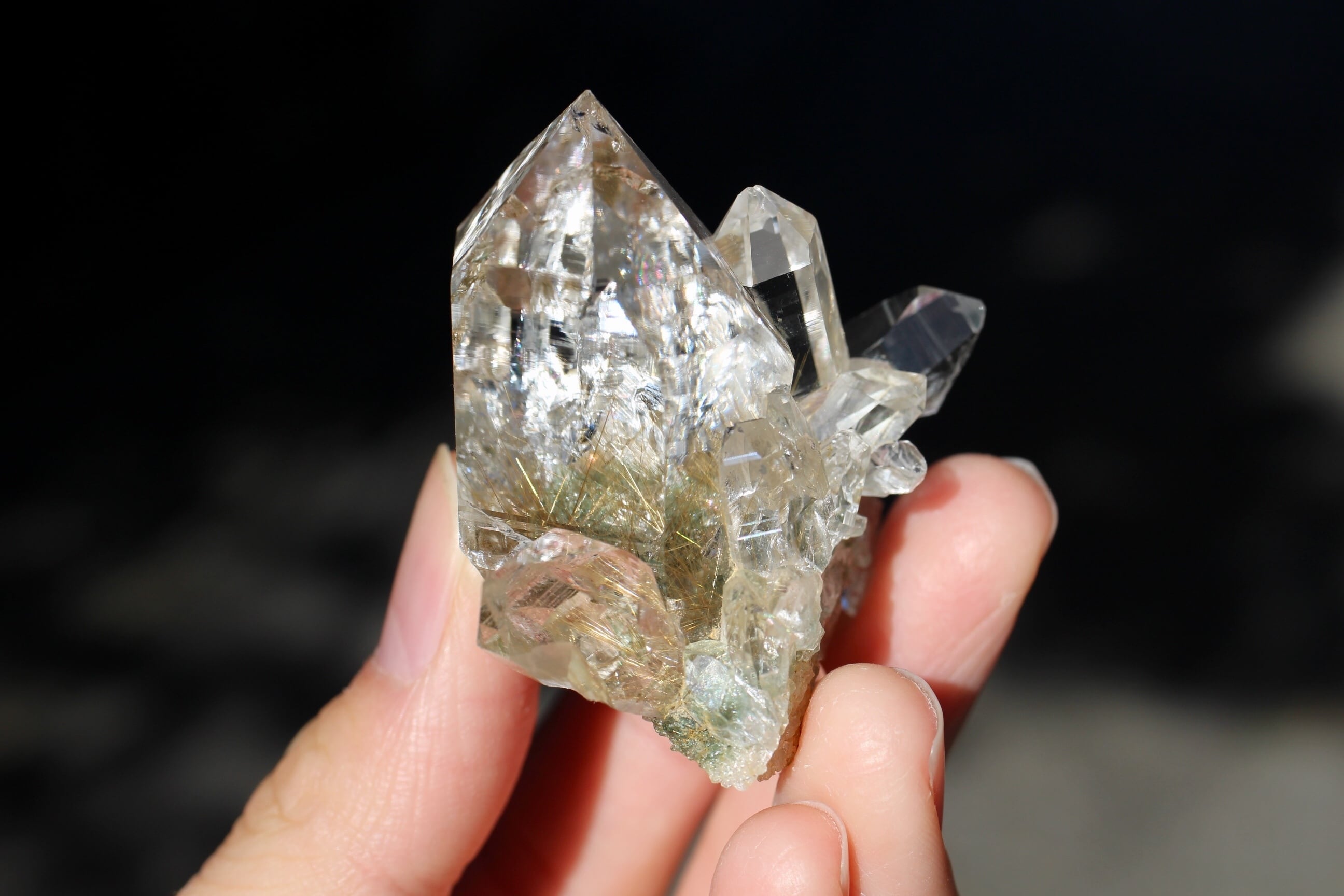 マニハール産 ヒマラヤ水晶 ルチル | 石垣島の夜光貝アクセサリーと